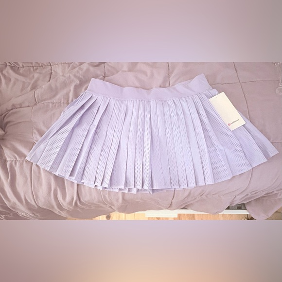 Lululemon - Pleated Open-knit HR Tennis Skirt (Lilac Smoke) - Picture 7 of 11